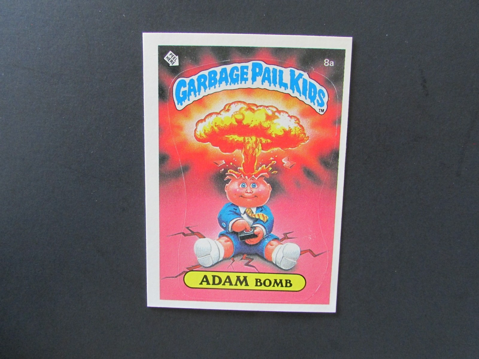 1985 Topps Garbage Pail Kids 1st Series 1 Matte Set Break #8a Adam Bomb