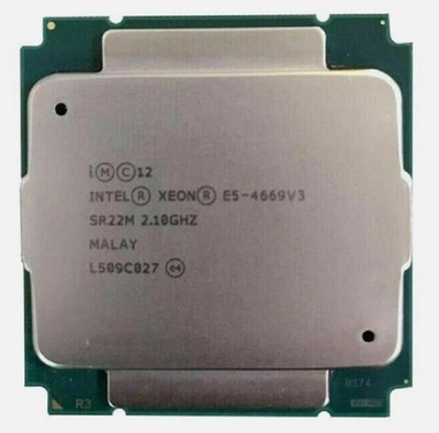 Intel Xeon E5-4669 V3 SR22M LGA2011 2.10GHz 18-Core 9.60GT/s 45MB CPU processor