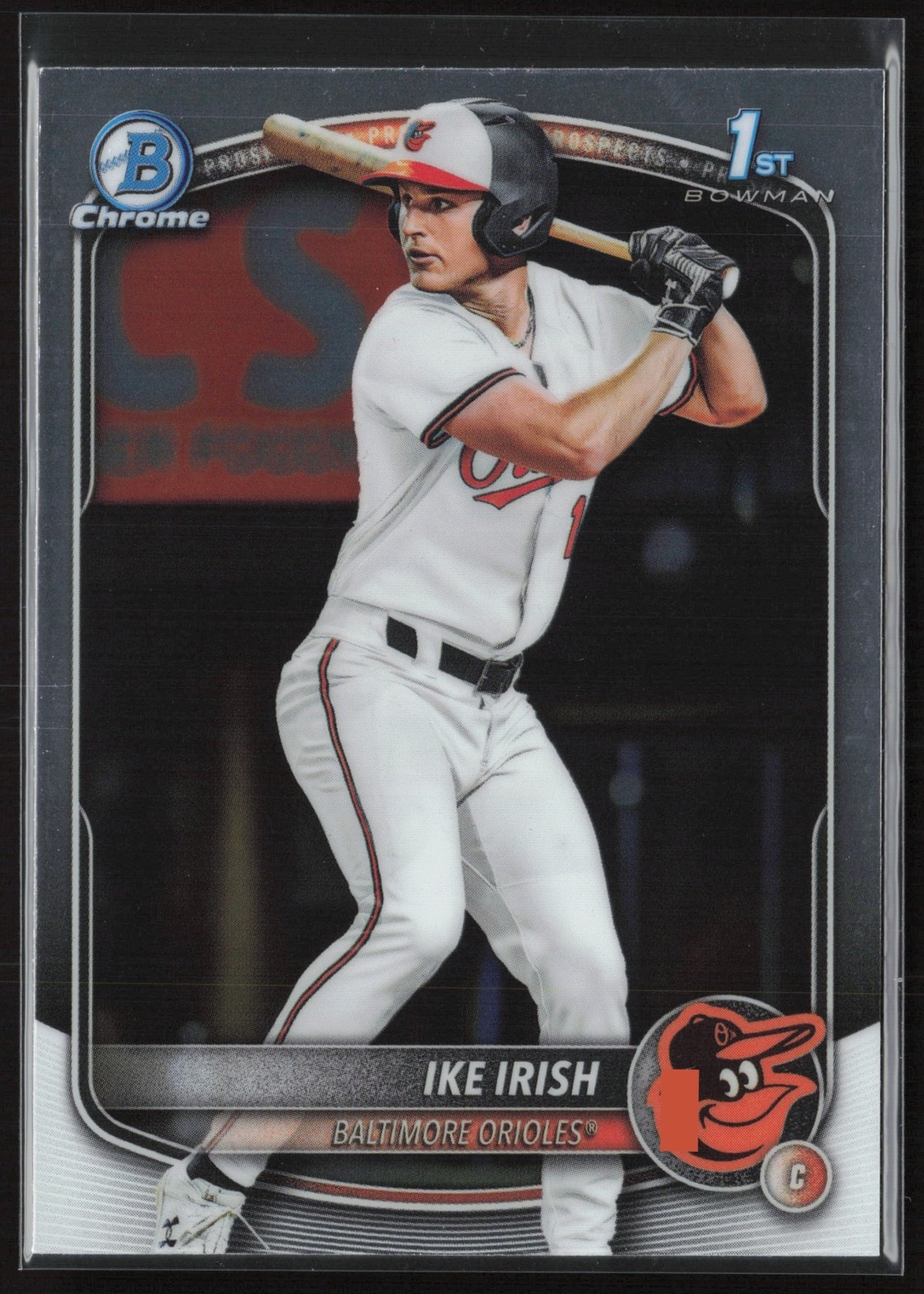 2025 Bowman Draft Ike Irish Chrome Baltimore Orioles #BDC-16 1st Prospect