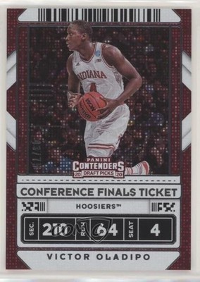 2020 Contenders Draft Picks Conference Finals Ticket /75 Victor Oladipo #29 0c2