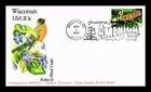 US COVER WISCONSIN GREETINGS FROM AMERICA FIRST DAY ISSUE GG CACHET