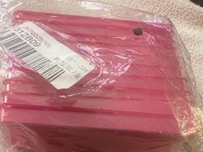 pink plastic nail art brush holder