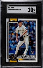 2026 Topps Series 1 Jacob Misiorowski Rookie #10 Milwaukee Brewers SGC GEM 10