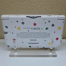 Nintendo 3DS XL Animal Crossing Edition Handheld System - White - US Model
