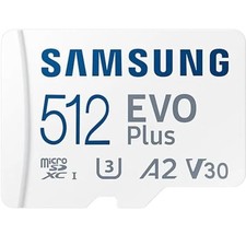 Samsung Evo Plus Microsd Sdxc U3 Class 10 A2 Memory Card 130Mb/S With Sd Adapte