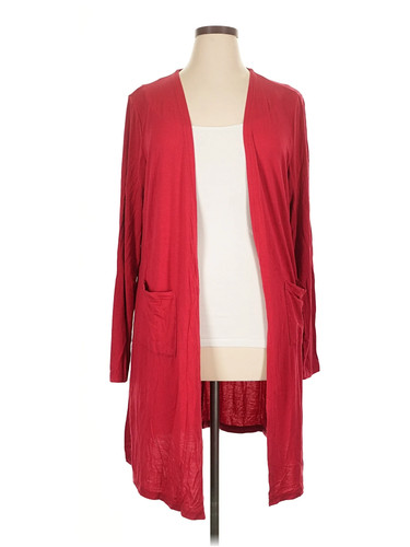 Michelle Mae Women Red Kimono 1X Plus