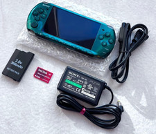 Excellent Sony PSP-3000 Console Green Rare Color Region free Tested