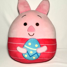 Kellytoy Disney Squishmallows Piglet Easter Egg 10" Plush Winnie The Pooh Pink