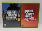 Grand Theft Auto III & Vice City (Xbox) GOOD W/MANUALS, GTA 3, NO MAPS