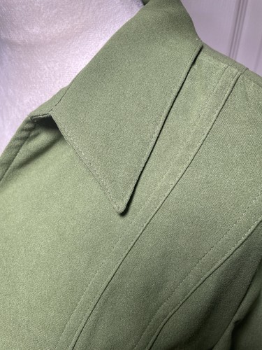 Neu mit Etikett JM Collection Jacke grün Kragen Frontreißverschluss Größe 16 Petite - Bild 2 von 9