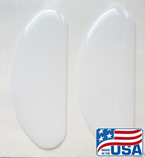 Police Vehicle Windshield Post Spotlight Hole Patch Cover Gloss White 2 Pc Pack Police Vehicle Windshield Post Spotlight Hole Patch Cover Gloss White 2 Pc Pack