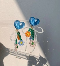 Gold Color Earrings women fashion jewelry accessory Drop Earring