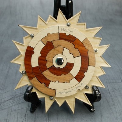 Helios - Wooden Packing Puzzle Sun Shape Siebenstein Spiele Germany