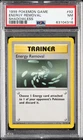 1999 POKEMON BASE SET SHADOWLESS #92 ENERGY REMOVAL PSA 7