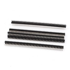 5 PCS 2x40 80pin 2.54mm Double Row Straight Male PBC Pin Header Strip