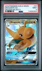 2018 POKEMON SUN & MOON DRAGON MAJESTY #37 DRAGONITE GX PSA 9