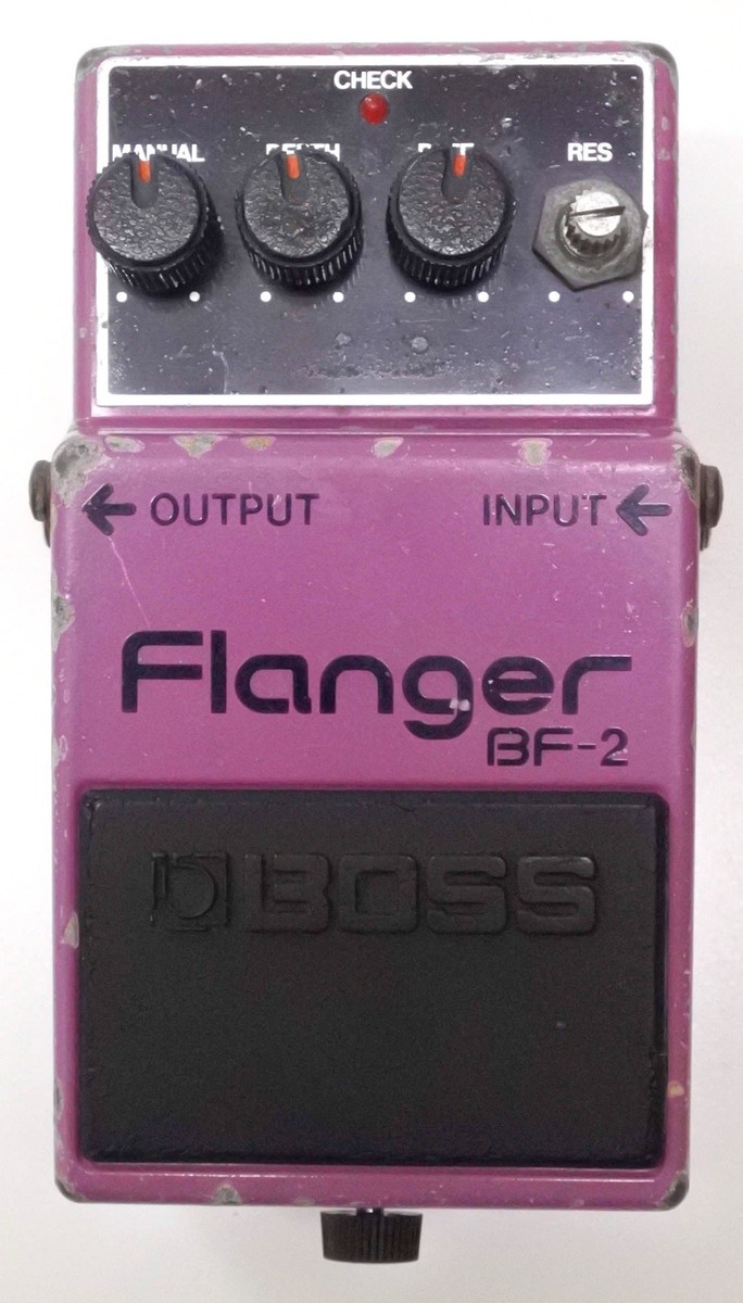 ギター Nobels ODR Boss BF-2 Switch Audio Gokko BOSS BF-2 Flanger Guitar Effects Pedal MIJ #379 DHL Express or EMS