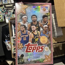 2025-26 Topps Holiday Basketball Advent Countdown Calendar - Sealed