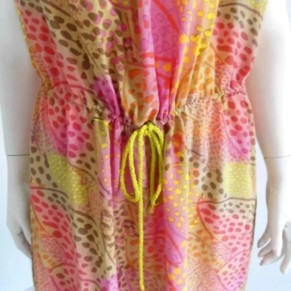 NUEVO CON ETIQUETAS ALBERTA FERRETTI Vestido de Seda Muy Hermoso Foto 4 de 4