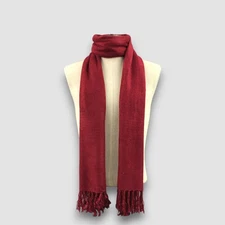 Beams Wool Long Scarf Vintage Fringe Wrap Knitted Shawl Winter Scarves 29x74
