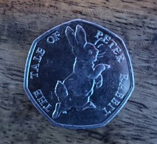 THE TALE OF PETER RABBIT 50P COIN 2017 FIFTY PENCE BEATRIX POTTER