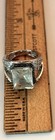 Victoria Wieck Prasiolite Green Diamonds 925 Silver Ring - Vintage - SZ 5 — photo 5