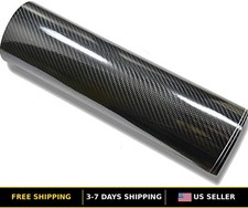 5D High Gloss Black Carbon Fiber Vinyl Wrap - Bubble Free Air Release Film
