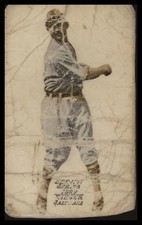 1922 ZEE-NUT ELMER RIEGER NNO POOR LAMINATED ZEENUT BASEBALL SALT LAKE CITY BEES