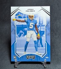 Josh Palmer Rookie RC 2021 Panini Playoff Football Card 224 Los Angeles Chargers