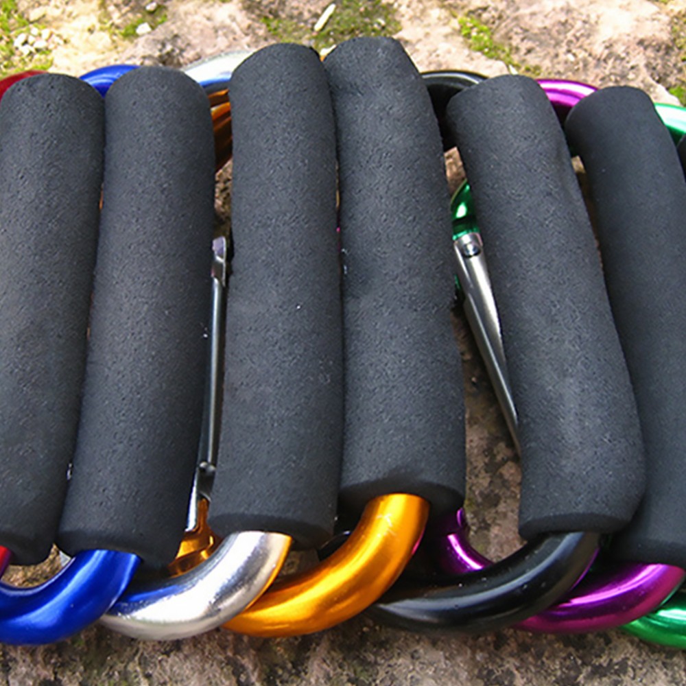 Heavy Duty Carabiner Clip for Hiking Keys Gear Spring Hook