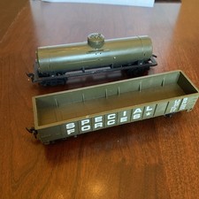 TYCO HO GI JOE TANK CAR MISSING LADDER RAILING SPECIAL FORCES Gondola HONG KONG