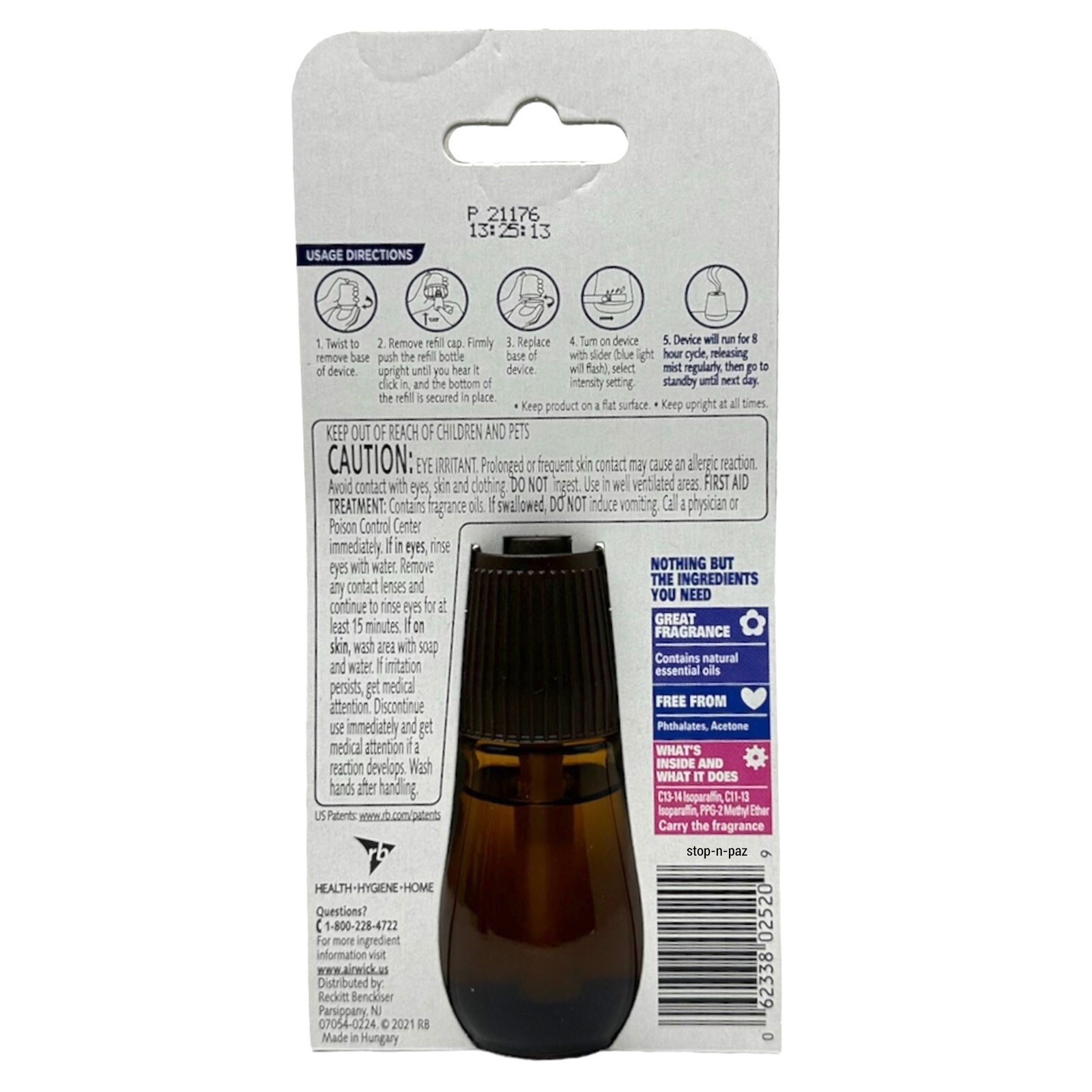 Air Wick Bonfire & Crisp Fall Air Limited Edition Essential Fragrance