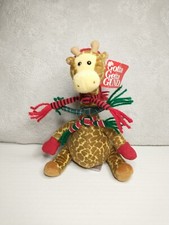 Gund Giraffe Shivers 8" Christmas Plush 3 Scarves Original Tag