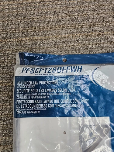 (QTY 2) PROFLO White Soft Supply Cover PFSCPT2SOFFWH P-Trap Cover Offset - Picture 3 of 7