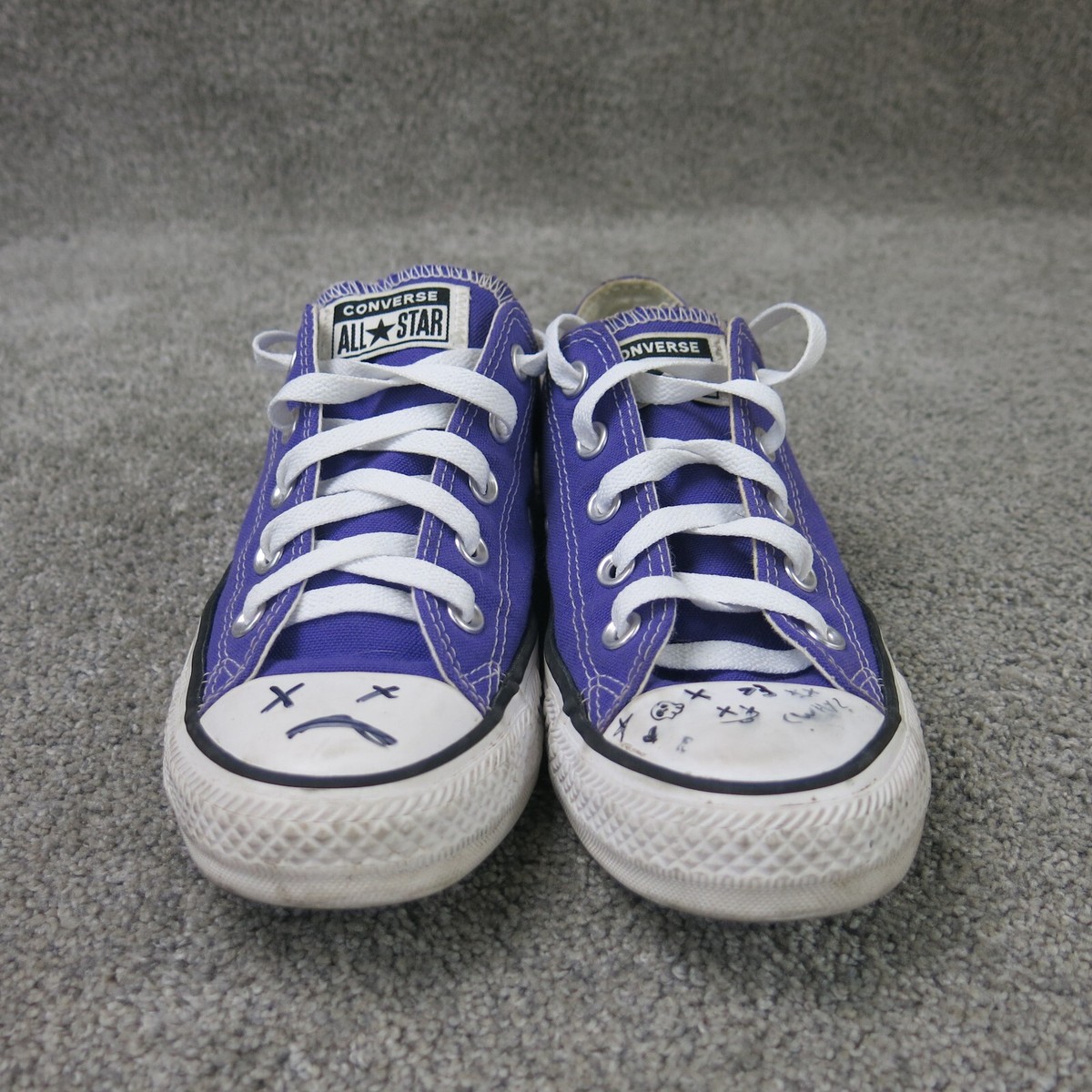 converse purple white