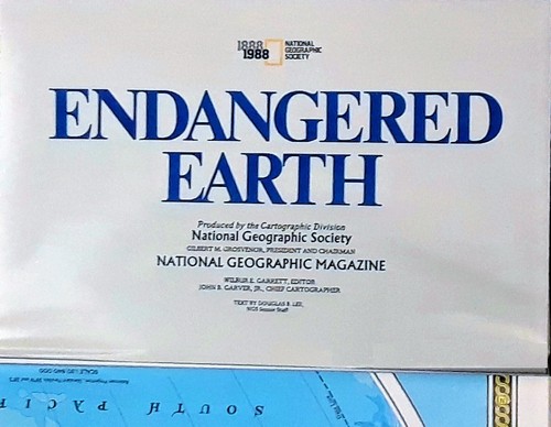 National Geographic Index 1888-1988 - Boxed Set w/HC Book, Map Index & Two Maps - Picture 6 of 6