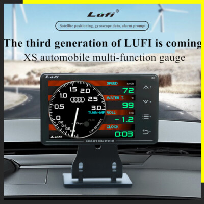 LUFI XS car parter gauge OBD+GPS digital turbo boost oil pressure temperature