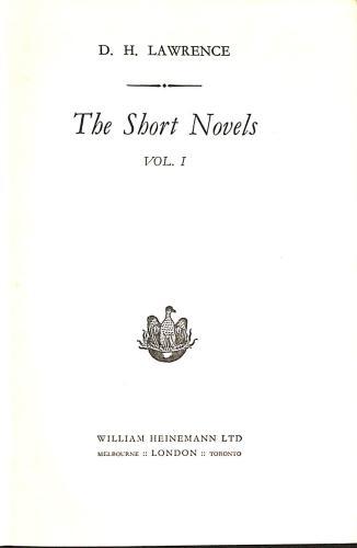 The Short Novels 1 (Phoenix Edition) - 第 1/1 張圖片