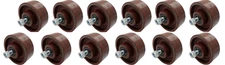 12x Sloan's Kwik Load Texas Rollback Trailer Rollers for Bed Frame Caster Wheels