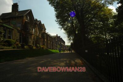 PHOTO  BROAD WALK BUXTON. A RATHER GRAND TERRACE OF HOUSES OVERLOOKING THE PAVIL