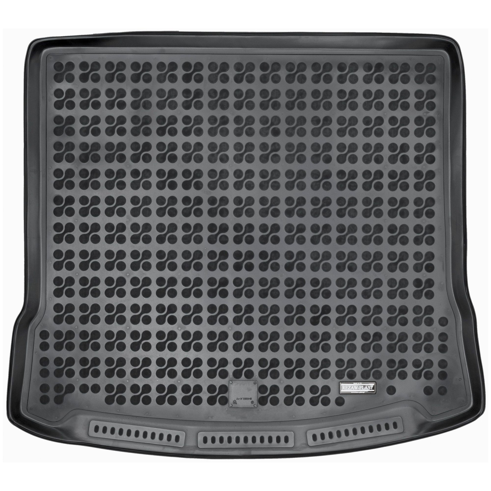 Tapis de coffre Rezaw-Plast pour Mazda 5 II 2010-2015 en caoutchouc TPE noir