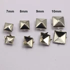 Square Pyramid Claw Punk Studs Rivets 7mm-10mm