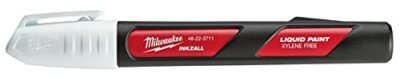 Milwaukee INKZALL White Liquid Paint Marker 48-22-3712