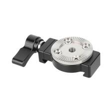 Arca-Type Quick Release Clamp w/M6 ARRI-Style Rosette fr Camera Rig/Handle/Plate