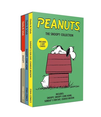 NEU BOX PEANUTS SNOOPY 3 Bücher Sammlung Come Home / Sunday's Fun Day, Charlie B