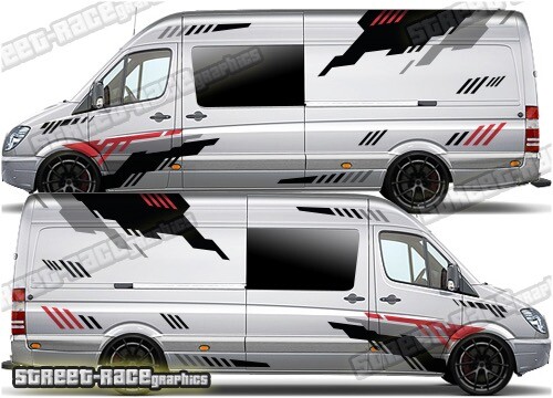 Motorhome Campervan 029 graphics stickers decals Crafter Mercedes Sprinter