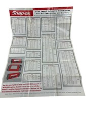 Snap On Graphing Scanner Model Mtg2500 Poster Import Transmission Charts Guide