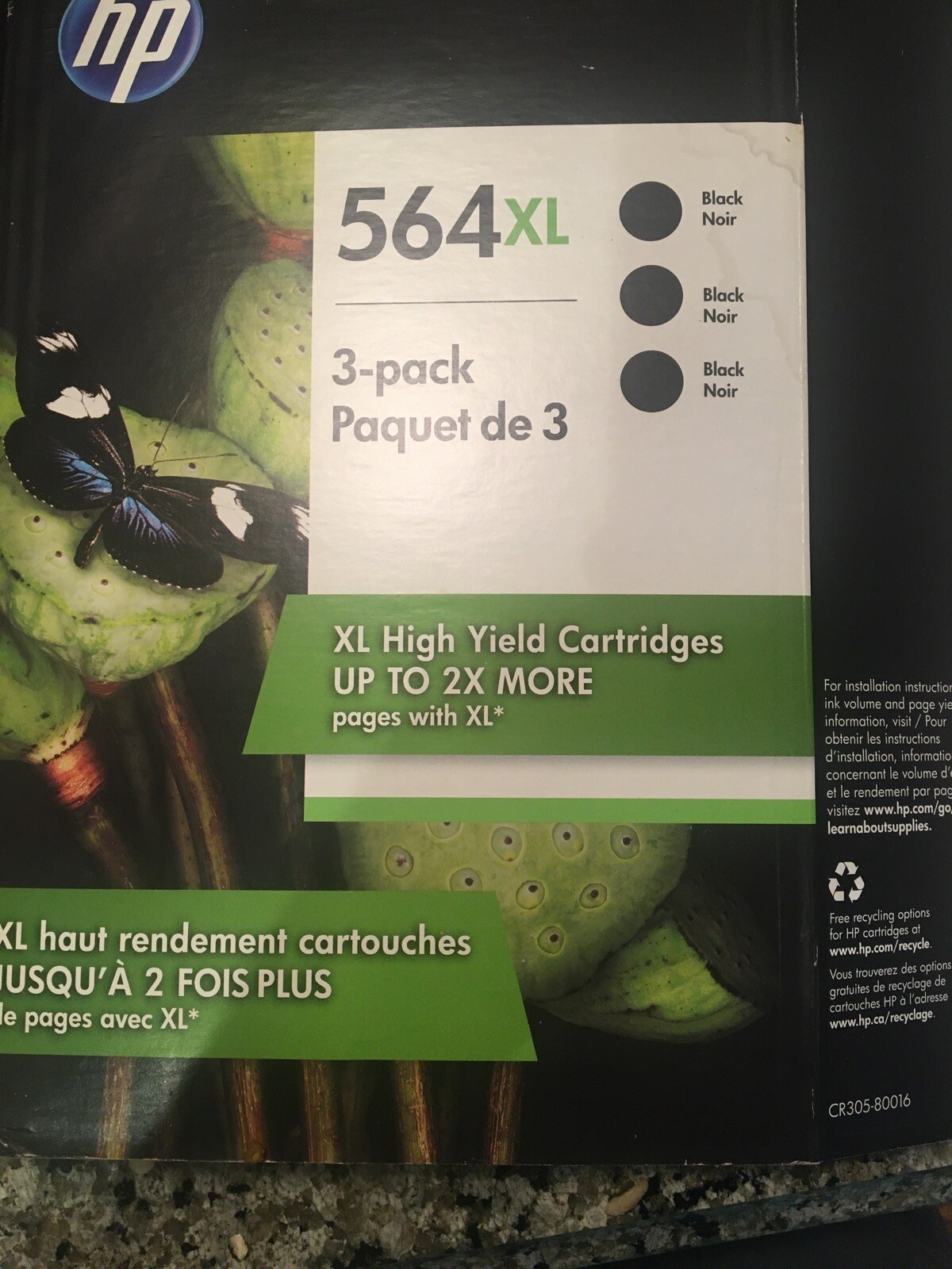 HP C2P51FN140 Black Ink Cartridges - 3 Pack