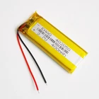 3.7V 400mAh 402050 Lipo Rechargeable Battery For GPS NAV Mp3 Bluetooth Toy DVD