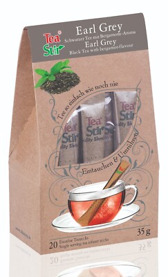 Earl Grey 20 Tee-Sticks aromatisierten schwarzen Tee
